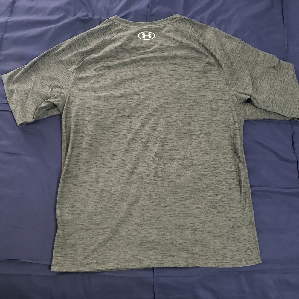Under Armour Heather Gray Performance Tee - Picture 2 of 3